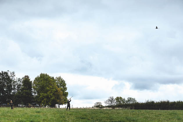shooting in field 