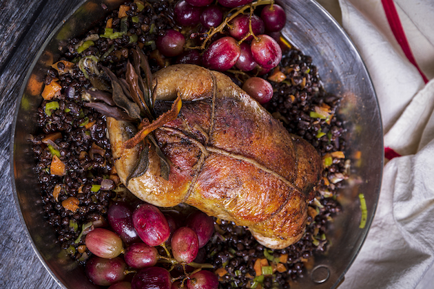 roasted boned pheasant 