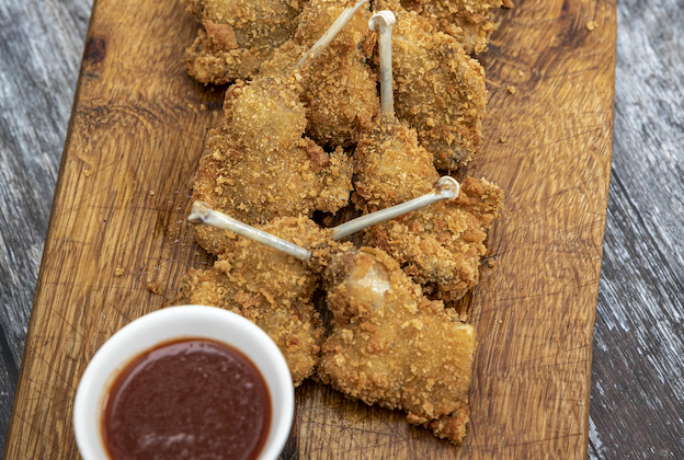 Partridge fast food recipe &#8211; partridge leg dippers
