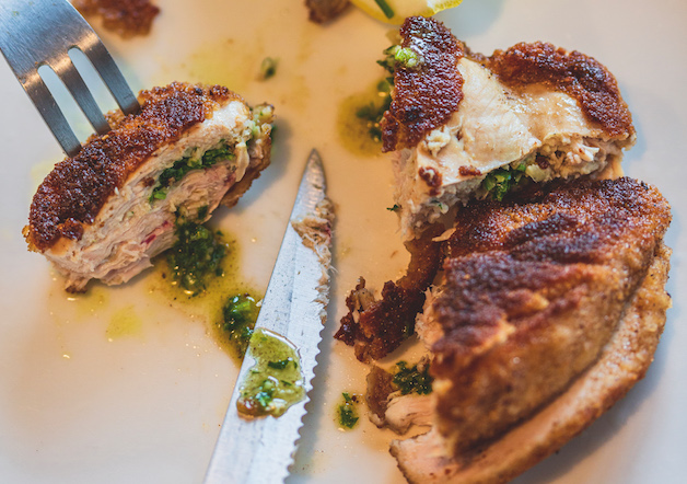 A recipe for pheasant Kiev