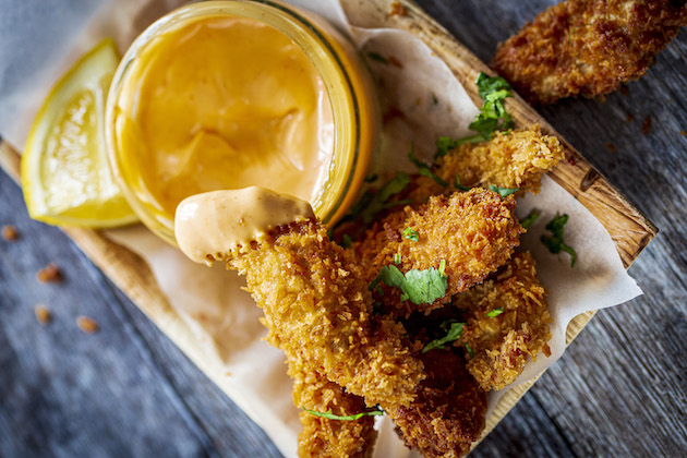 Partridge goujons &#8211; so delicious the kids will fight over them