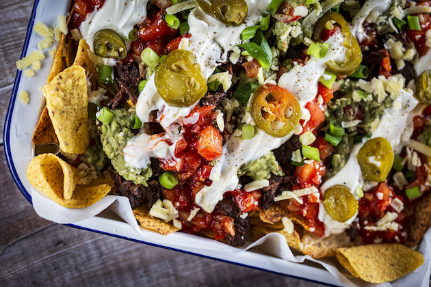 A recipe for pulled venison nachos