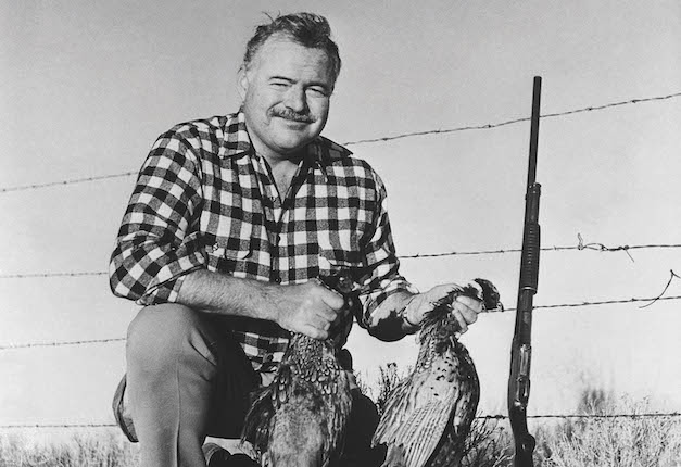 Ernest Hemingway shooting