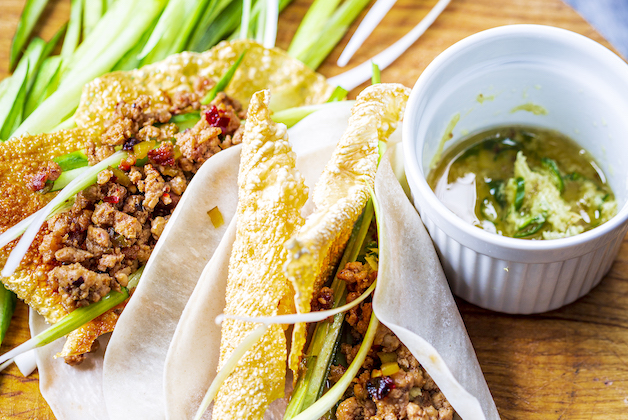 Wild boar Moo Shu