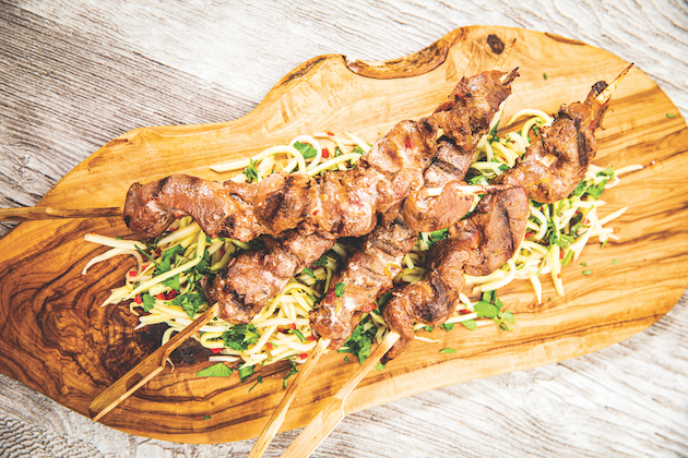 Pigeon recipe: pigeon pinchos (similar to tapas)