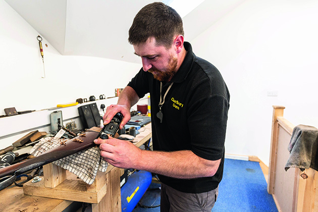 Gunsmith at work 