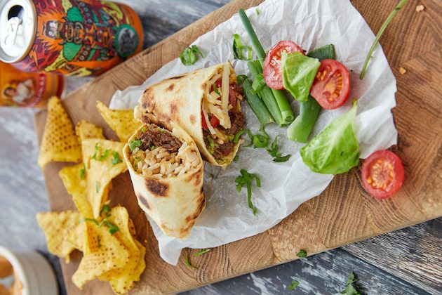 Wild goose burritos