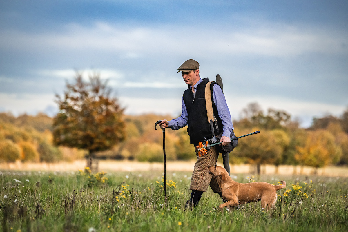 walking Gun and gundog 