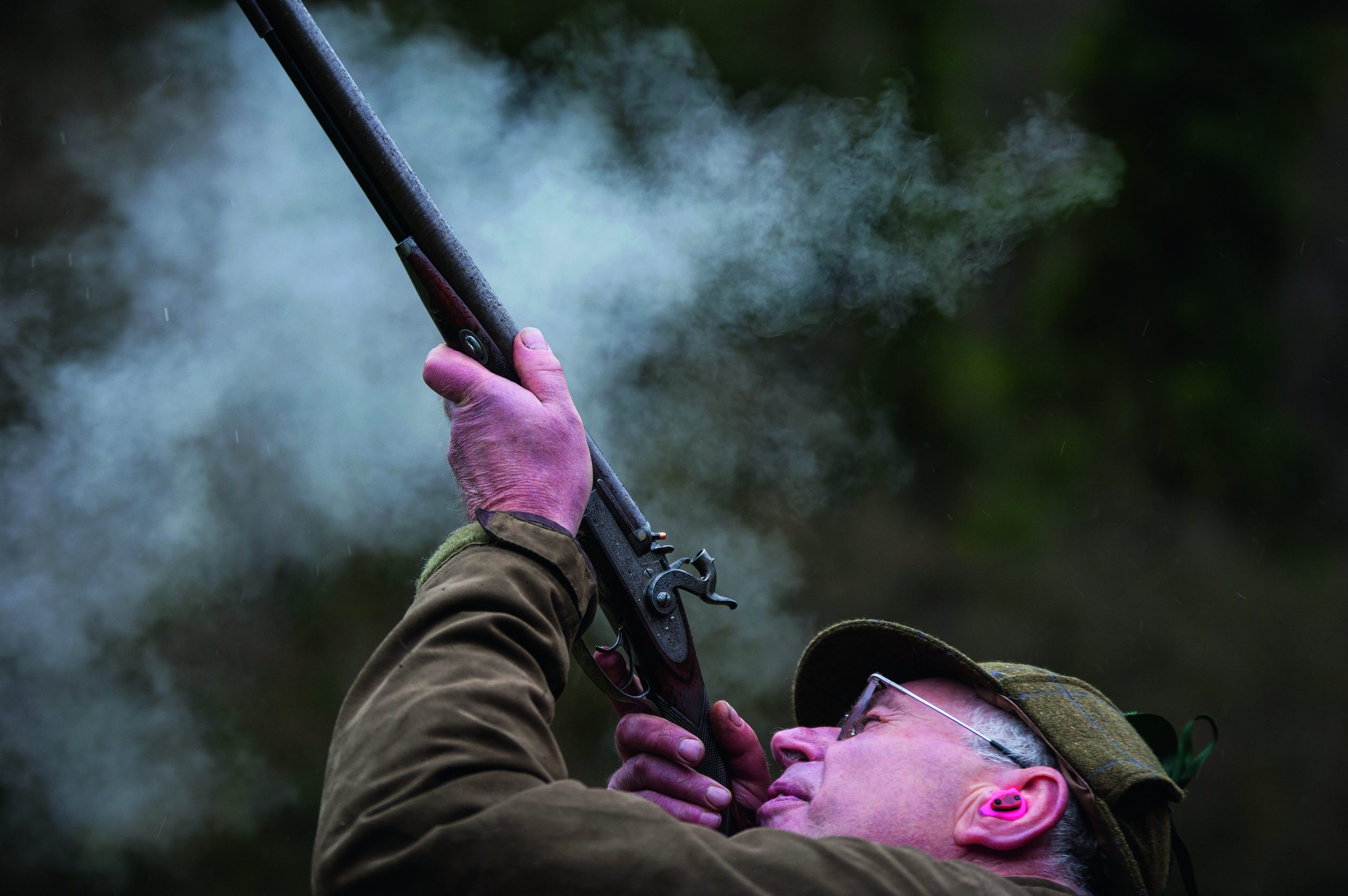 Shooting with blackpowder