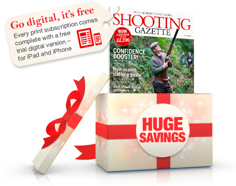Shooting Gazette subscription: 100% shooting for 35% less