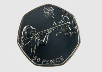 Shooting sports celebrated by new 50p coin
