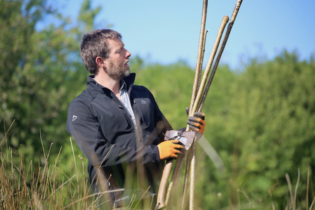 make an antler walking stick 