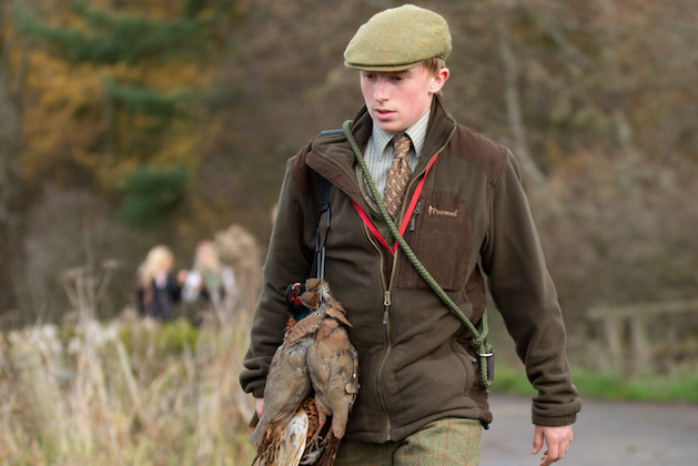 Student picker up Alfie Walton