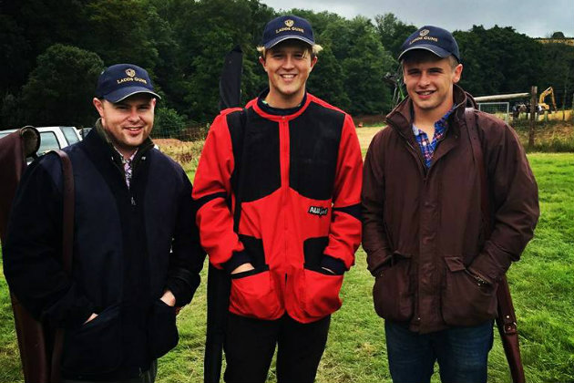 Clay shooters at charity clay shoot