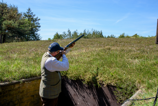 Shooting grouse clay targets