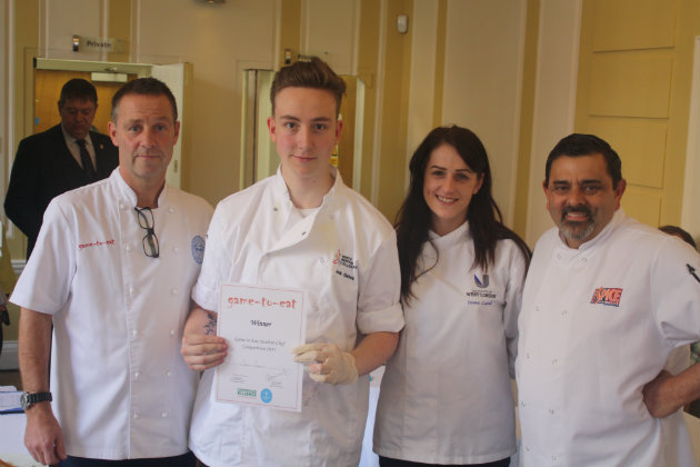 Fierce competition at the Game to Eat Student Chef of the Year
