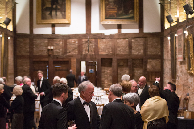 The 2018 Woodcock Club dinner at Hatfield House