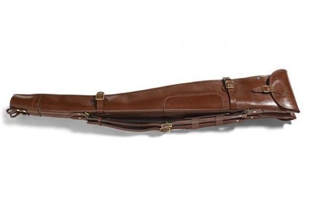 Croots Malton Bridle leather double shotgun slip
