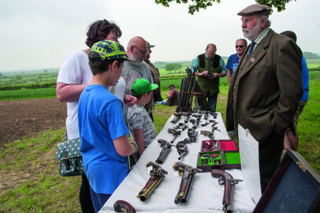 visitors at game fair 