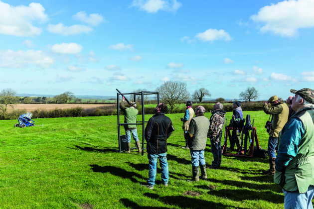 Starting shooting with clays