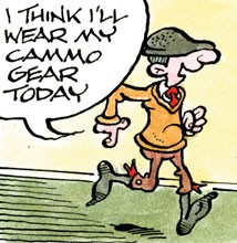 His master&#8217;s cammo…