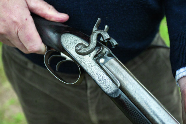 double barrelled flintlock