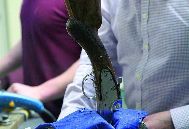 Shotgun being made