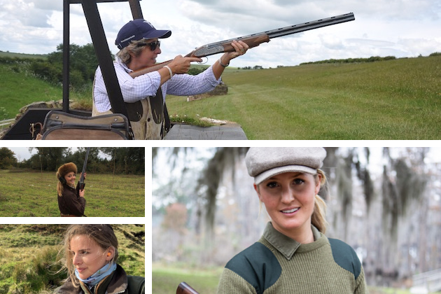 Female Guns out in the field and on the clay ground