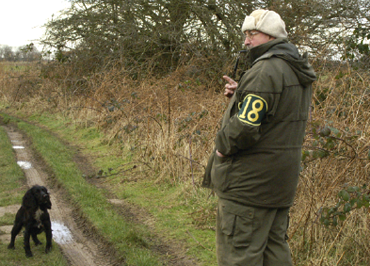 Can I send my gundog after the shot for blind retrieves?