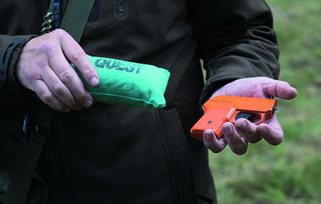 gundogs with shot and cold game