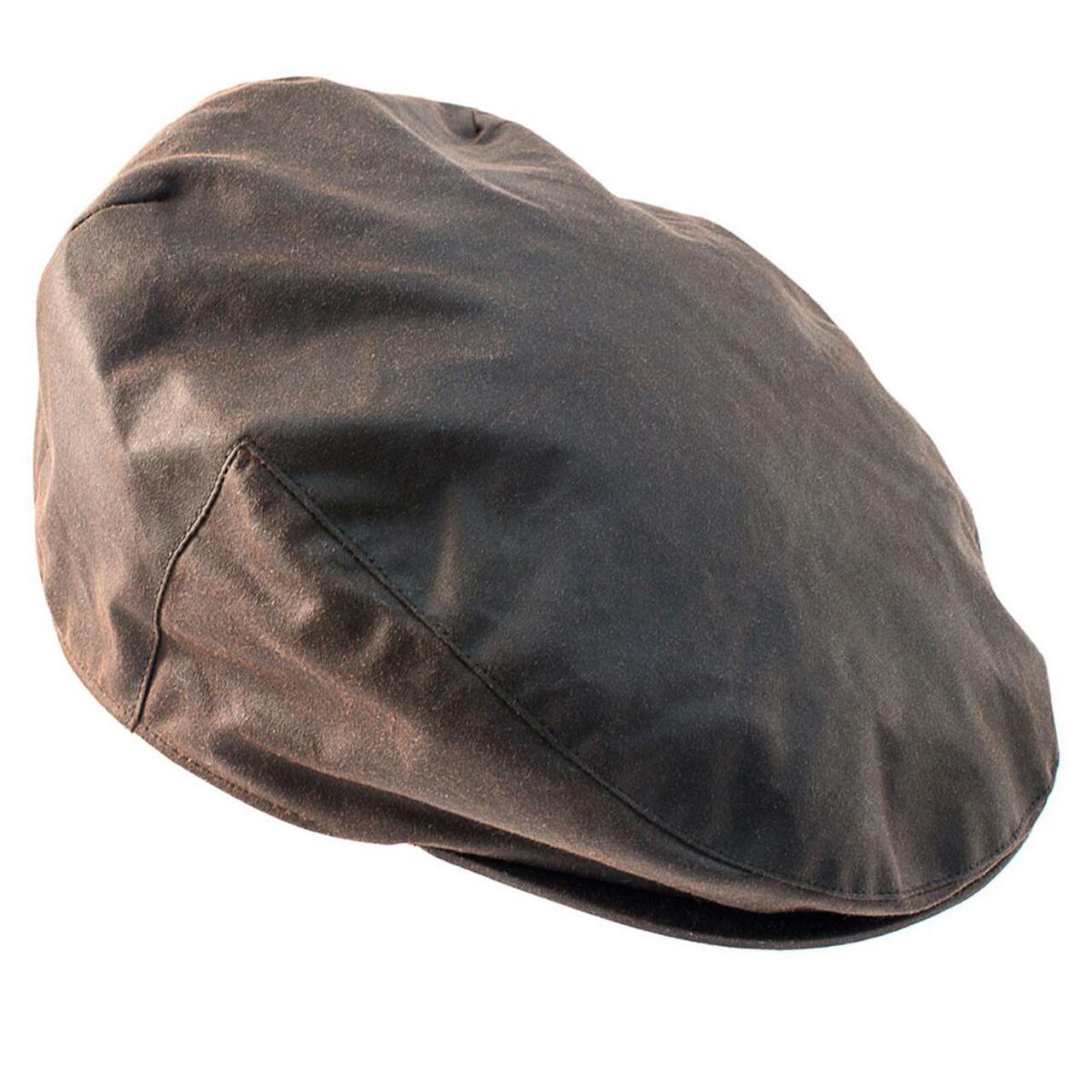 heather buchanan waxed flat cap