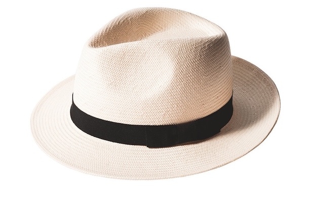 white panama hat