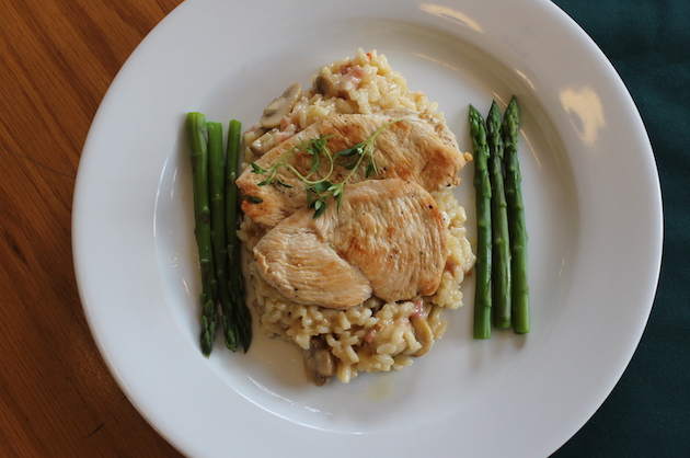 pheasant risotto