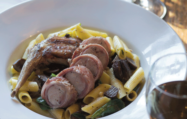 Rabbit pasta