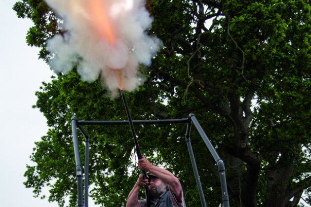 shooting black powder