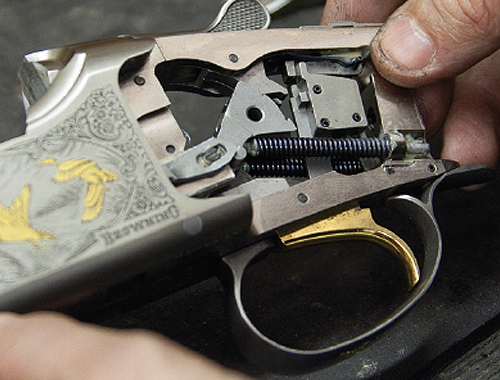 What is meant by the term &#8216;hardening&#8217; on a shotgun?