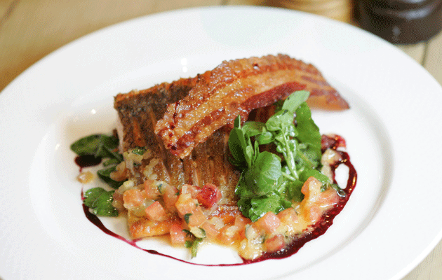 trout pancetta recipe