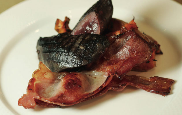 Chargrilled venison liver