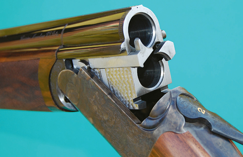 Rizzini EM 12-bore action.