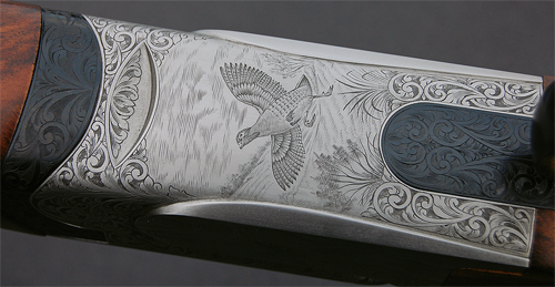 Perazzi SC3 20-bore engraving.