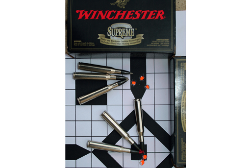 Winchester Supreme AccuBond shoots very well at 100 yards.