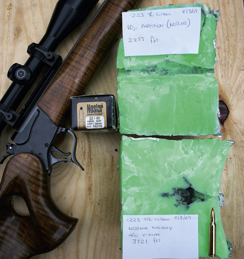 Norma 40-grain V-Max varmint bullet effects.
