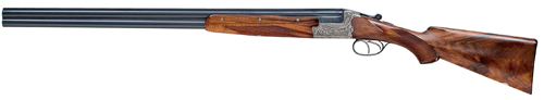  /></noscript></p>
<p>When buying an older German gun you should be very wary. It is essential you ensure they are either English or Belgian proved. After WWII the German proof was not accepted, but a lot of guns found their way into the country via American and British servicemen returning from Germany.</p>
<p>The action of the Merkel is slightly deeper than you will see on a more modern over-under, and this enables it to have a full cocking dog and full body pin, with “V” spring main springs as on an English gun.</p>
<p>You must make sure the stock is sound, as the guns did not have a body bolt like modern over-unders, and the cheeks of the stock fitting into the action can sometimes be seen to be coming away from the metal.</p>
<p>Though you should approach a gun from this era with caution and check the gun thoroughly before purchase, you should not be put off.</p>
<p>These are good guns, very underrated and overlooked by the British shooter. They also represent remarkable value for money for a handmade over-under shotgun.</p>
<div id=