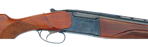 ></noscript></img><strong>Unusually styled, the Baikal is mechanically sound with good barrels.</strong><br />
<br />
Our price range encompasses everything from the double-trigger non-ejector gun at around £100 to the non-selective, single-trigger ejector at something like three times that price. <br />
<br />
Another old faithful is the Laurona, with double triggers, but the ability to use the rear trigger as on a single-trigger gun; they can usually be picked up for £250 to £300. <br />
<br />
Otherwise, we shall be looking at such guns as the Lincoln, which has an excellent spares service, or Lanber, Rizzini, Sarasqueta, Sabel or similar ? all single-trigger ejector guns but with fixed chokes. <br />
<br />
If a name really is important, the budget may stretch to an older, Italian-made Browning Medallist.</p>
<h2><a href=