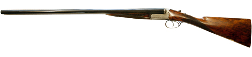 ></noscript></img><br />
<br />
They have had a new pair of 28″ barrels fitted in the late 1970s, with 2¾” chambers. <br />
<br />
It is important to investigate who has made replacement barrels on older guns, as this can have a major impact on value. <br />
<br />
Generally, you should ensure replacement barrels have been produced by the original maker. <br />
<br />
These guns feature beautiful, highly figured wood in the stock and fore-end. They have the classic scalloped action found on Westley Richards guns, with immaculate fit between the wood of the stock and the action body.<br />
<br />
Engraving is in the classic rose and scroll fashion. <br />
<br />
These guns have the Westley Richards droplock action, where the bottom plate hinges open and each of the locks can be removed simply. <br />
<br />
Given the age of the gun and the excellent condition of the locks, it seems likely that the locks are not the originals. Mechanically, these guns are totally sound and would be very reliable. <br />
<br />
It is merely the overall age that gives them a relatively low price compared to the other guns in this selection, but this should not be off-putting for a potential buyer. <br />
<br />
They would make a superb, accessible investment, but more importantly would be a joy to shoot with.
</p>
<h2>
    <a href=