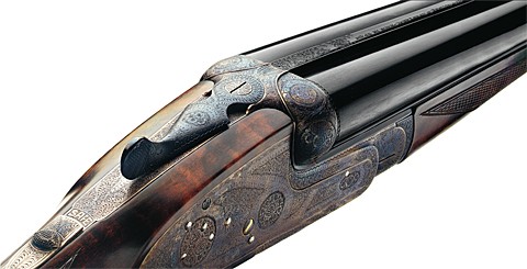 AyA No.1 Sidelock engraving.