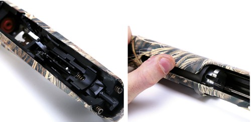 Benelli Vinci semi-auto camo shotgun.