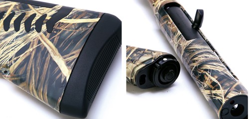 Benelli Vinci semi-auto camo shotgun.