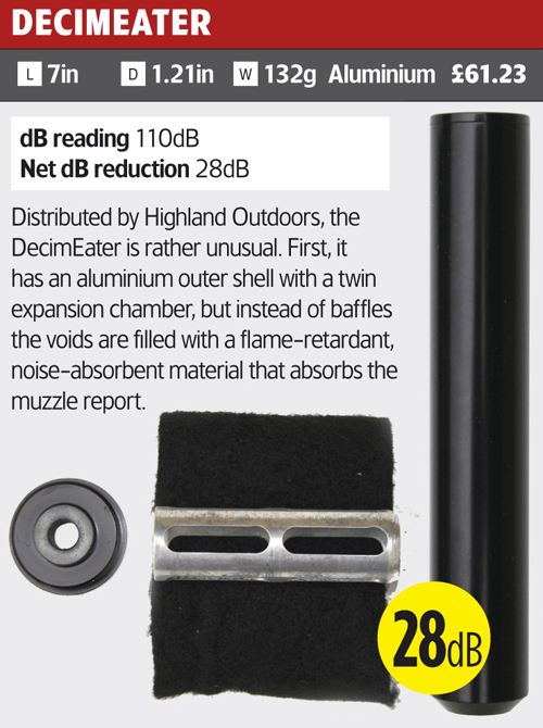.22 rimfire rifle sound moderators
