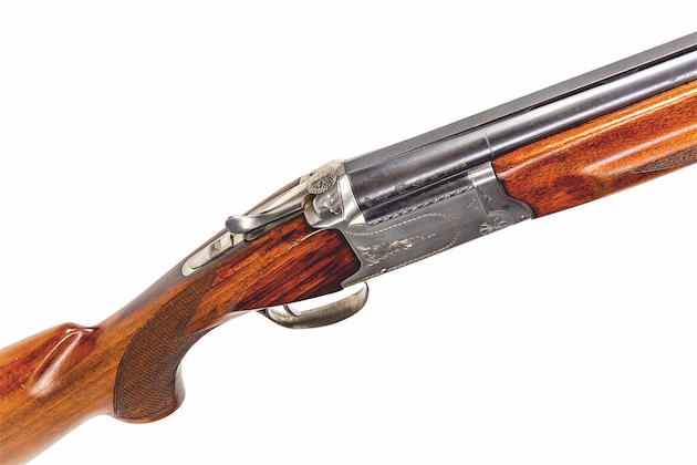 polished wood on shotgun 